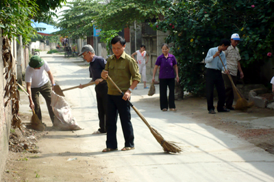   Nhân ngày Quốc tế môi trường (5.6): Phát huy hiệu quả các tổ VSMT tự quản của CCB Tiên Lữ